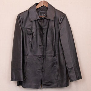 East 5th leather black jacket-LP